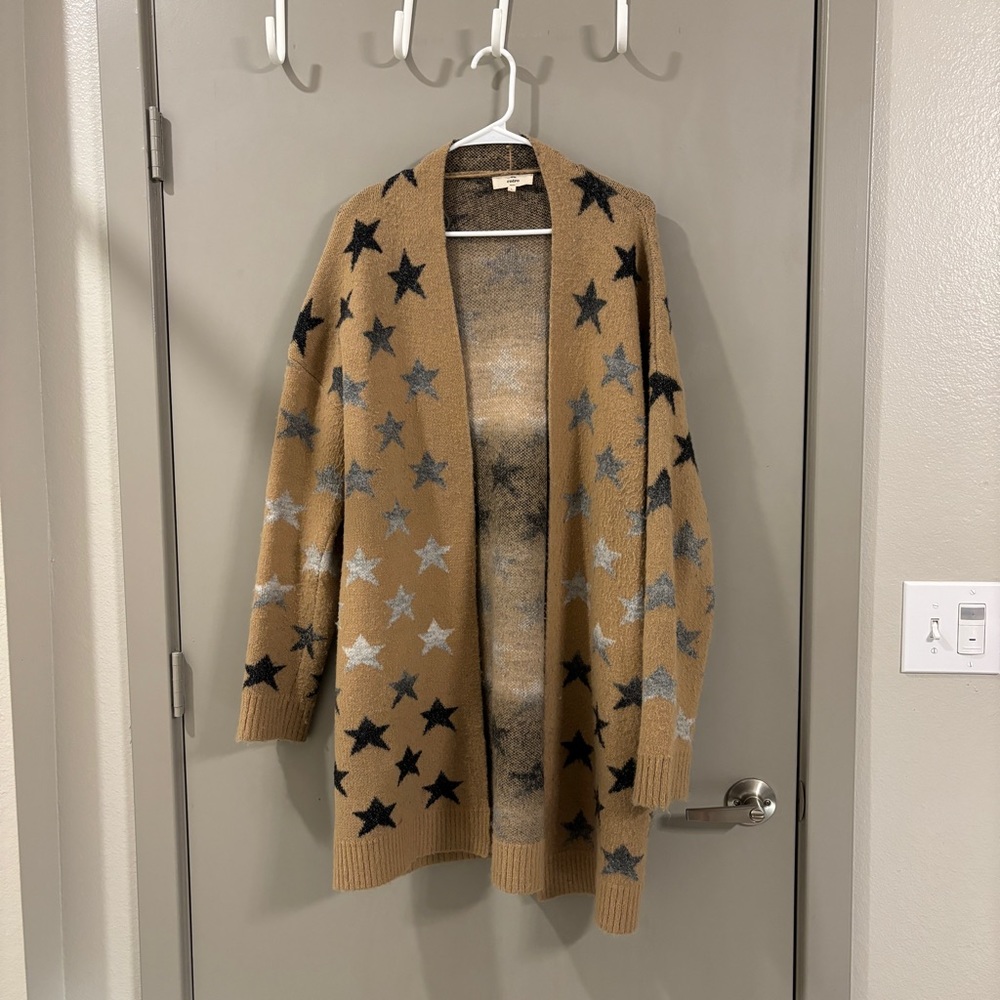 Brown star sweater